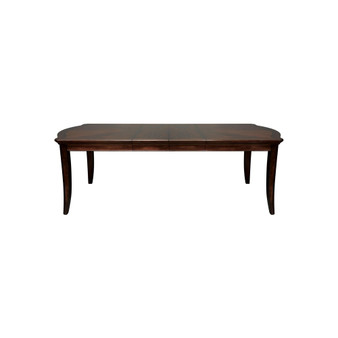 Cherry Finish Formal Dining Table 1pc Lovely Veneer Pattern 2x Extension Leaf Contemporary Dining Furniture