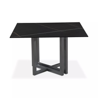 Emila 48" Square Sintered Stone Mix and Match Dining Table, Created for Macy's
