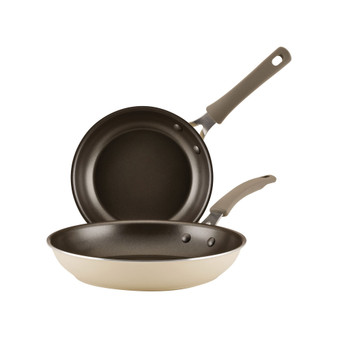 Cook + Create Aluminum 2 Piece Nonstick Frying Pan Set