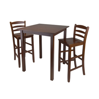 Parkland 3-Piece High Table with 29" Ladder Back Stool