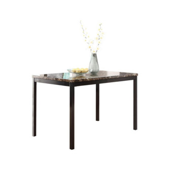 Faux Marble Top metal frame dinette table
