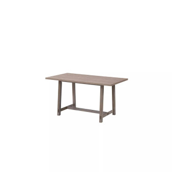 Max Meadows Laminate Counter Height Rectangular Trestle Table
