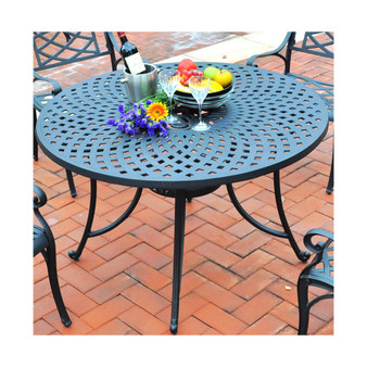 Sedona 42" Cast Aluminum Dining Table
