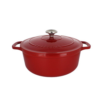 French Enameled Cast Iron 5.25 Qt. Round Dutch Oven