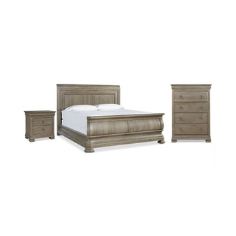 Reprise Driftwood Bedroom Furniture, 3-Pc. Set (Queen Bed, Nightstand & Chest)
