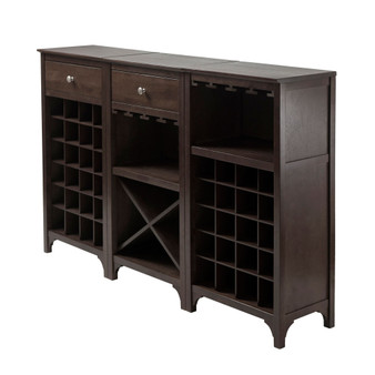 Ancona 3-Piece Modular Wine Cabinet Set