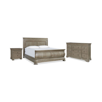 Reprise Driftwood Bedroom Furniture, 3-Pc. Set (Queen Bed, Nightstand & Dresser)