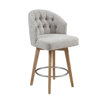 Onyx 26" Upholstered 360 Degree Swivel Counter Stool