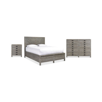 Broadstone Storage Bedroom Furniture, 3-Pc. Set (King Bed, Dresser & Nightstand)