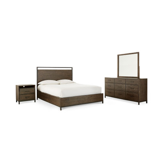 Gatlin 3-Pc. Brown Bedroom Set, (Full Storage Bed, Nightstand & Dresser), Created for Macy's