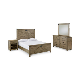 Tucker 3pc Bedroom Set (King Bed, Dresser, Nightstand)