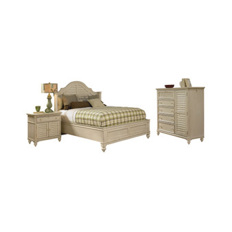 Paula Deen Bedroom Furniture, Steel Magnolia California King 3 Piece Set (Bed, Chest and Nightstand)