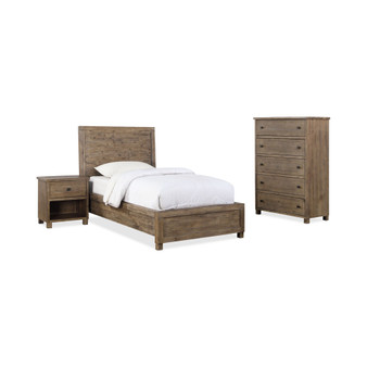 Canyon Platform Bedroom Furniture, 3-Pc. Bedroom Set (Twin Bed, Chest and Nightstand)