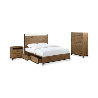 Gatlin Storage King Platform Bedroom Furniture, 3-Pc. Set (King Bed, Chest & Nightstand), Created for Macy's