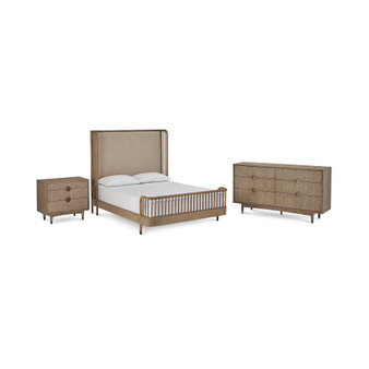 Finn 3pc Bedroom Set (Queen Bed, Dresser & Nightstand)