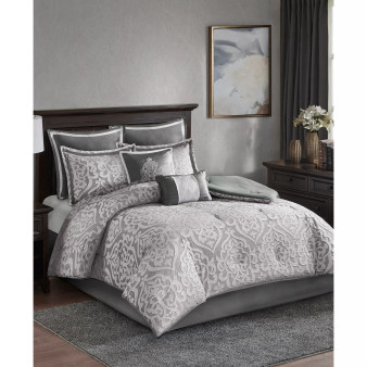 Odette Jacquard 8-Pc. Comforter Set, Queen