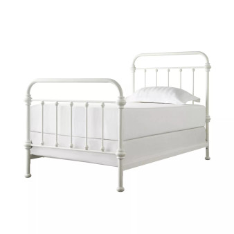 Calvados Antique Metal Bed, Twin