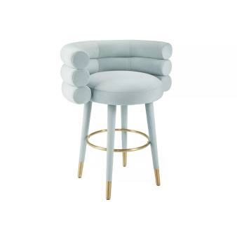 Betty Velvet Counter Stool