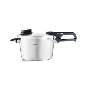 Vitavit Premium Stainless Steel 8.5 Quart Pressure Cooker with Steamer Insert