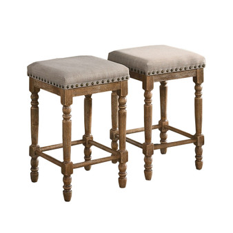 Eva Counter Height Stools, Set of 2