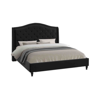 Myrick Upholstered Tufted Platform Bed, King