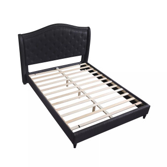 Myrick Upholstered Tufted Platform Bed, California King
