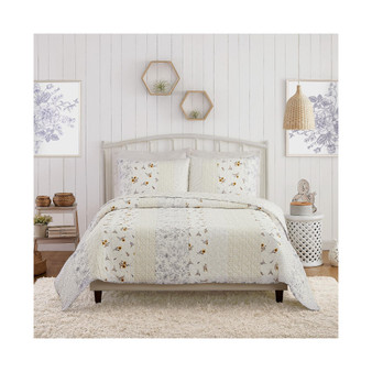 Endora 3-Piece Quilt Set, Full/Queen