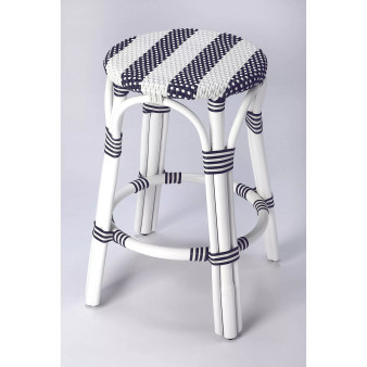 Tobias and Rattan Counter Stool