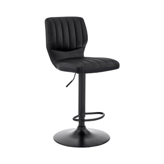 Bardot Adjustable Faux Leather Swivel Bar Stool