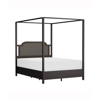 84" Wood and Metal Melanie Furniture Queen Canopy Bed