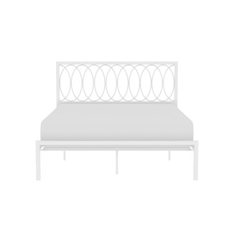 44" Metal Naomi Furniture Queen Bed