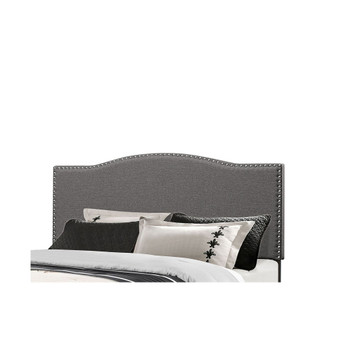 Kiley Full/Queen Upholstered Headboard with Metal Bed Frame