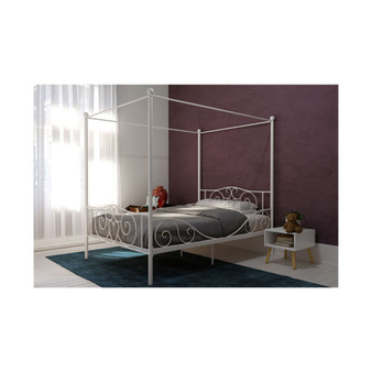 Whimsical Metal Canopy Bed, Full Size