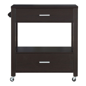 Kelaher 2-Drawer Serving Cart