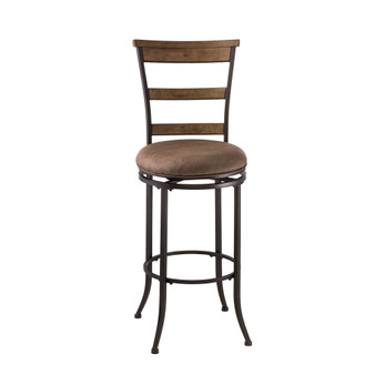 Charleston Swivel Ladder Back Bar Height Stool