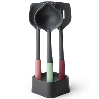 Kitchen Utensils 4-Pc. Set plus Stand