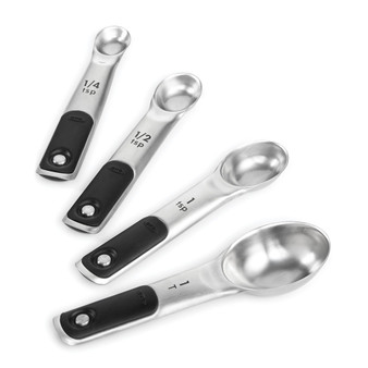 Good Grips Set of 4 Stainless Steel Magnetic Measuring Spoons