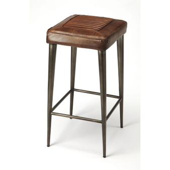 Butler Maxine Leather Bar Stool