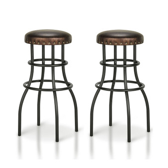 Delvan Padded Bar Stool, Set of 2