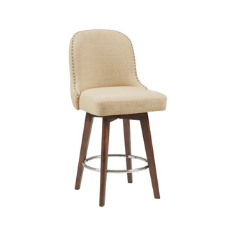 Kobe 25.5" Upholstered Counter Stool with Swivel Seat