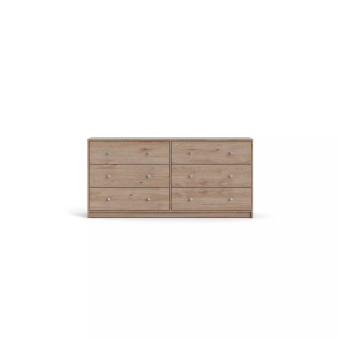 Portland 6 Drawer Double Dresser