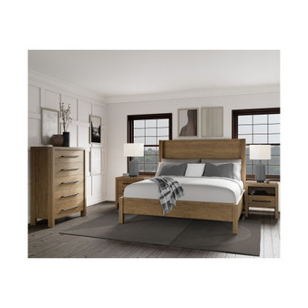 Davie Queen 3-Pc. Bedroom Set (Panel Bed, Chest & Nightstand)