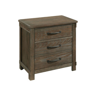 Jack 2-Drawer Nightstand with USB Ports