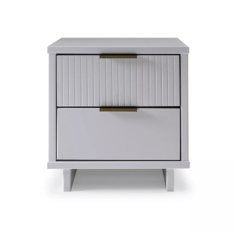 Granville 18.11" Medium Density Fiberboard 2-Drawer Nightstand