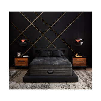 K-Class 16.5" Plush Pillow Top Mattress Set- Queen Split