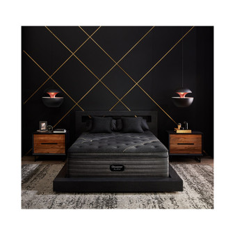 K-Class 15.75" Firm Pillow Top Mattress Set- Queen