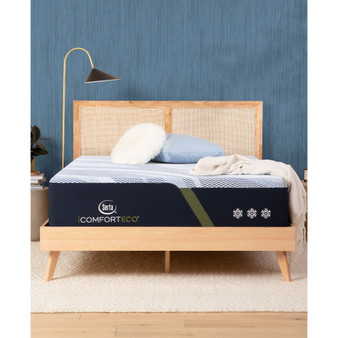 iComfort ECO F30LTX 14" Firm Mattress Set - Queen Split
