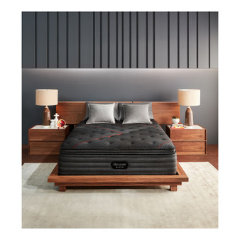C-Class 14.25" Medium Pillow Top Mattress Set- Queen Split