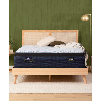 iComfortECO™ Q35LTX Quilted Hybrid 16" Plush Pillow Top Mattress Set, California King