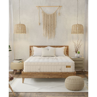 Natural Azalea Luxury Firm 15.5" HyBrid Mattress Set, King
